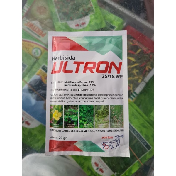 Herbisida ULTRON 20GRAM Untuk Padi Sawah