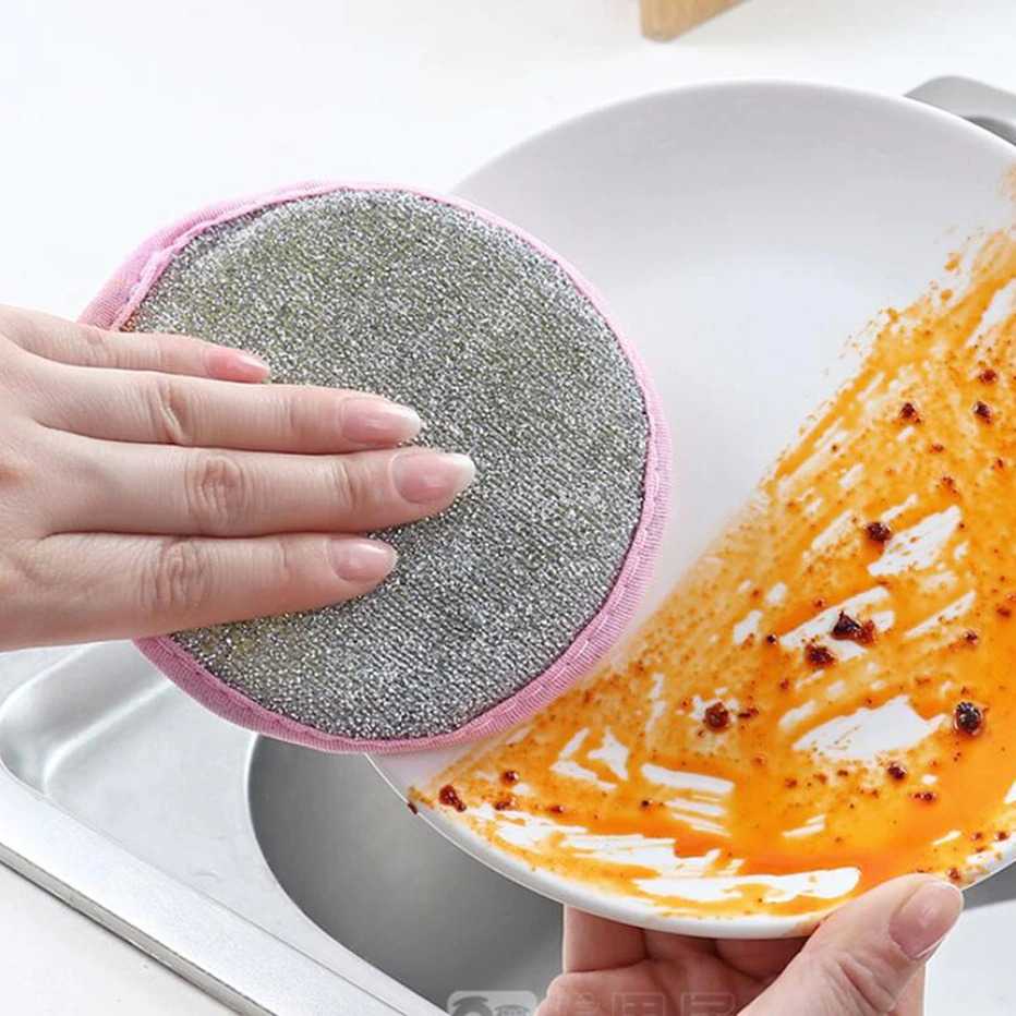 ARS - SpongeJob Spons Cuci Piring Double Sides Cleaning Sponge 3PCS - 21203W