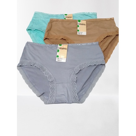 3PCS Celana Dalam Wanita Renda/Cd Wanita Renda Paha/Celana Dalam Wanita TAMARINDA ART; 1315