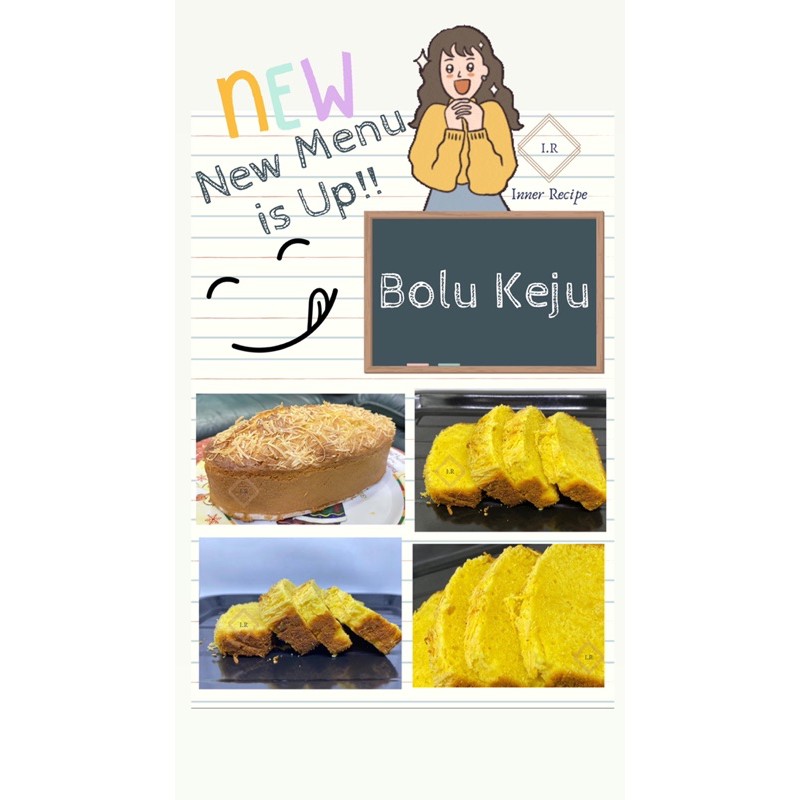 

bolu keju jadoel tradisional cheese sponge cake kue