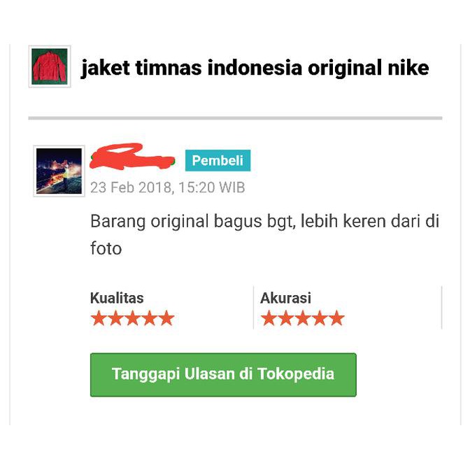 jaket timnas indonesia original nike