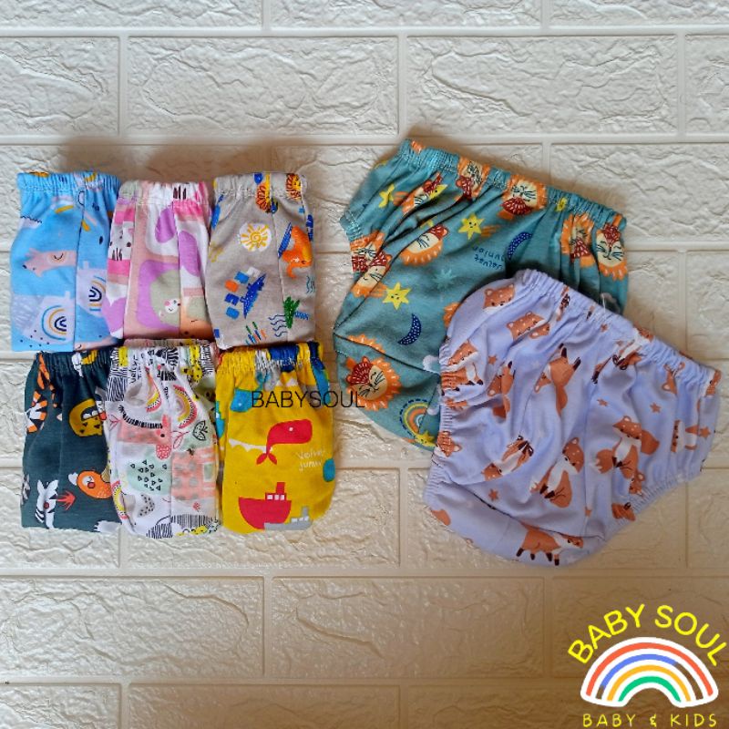 12 PCS Celana Dalam Anak Libby Velvet Babydoll usia 1-6th Kemasan POUCH