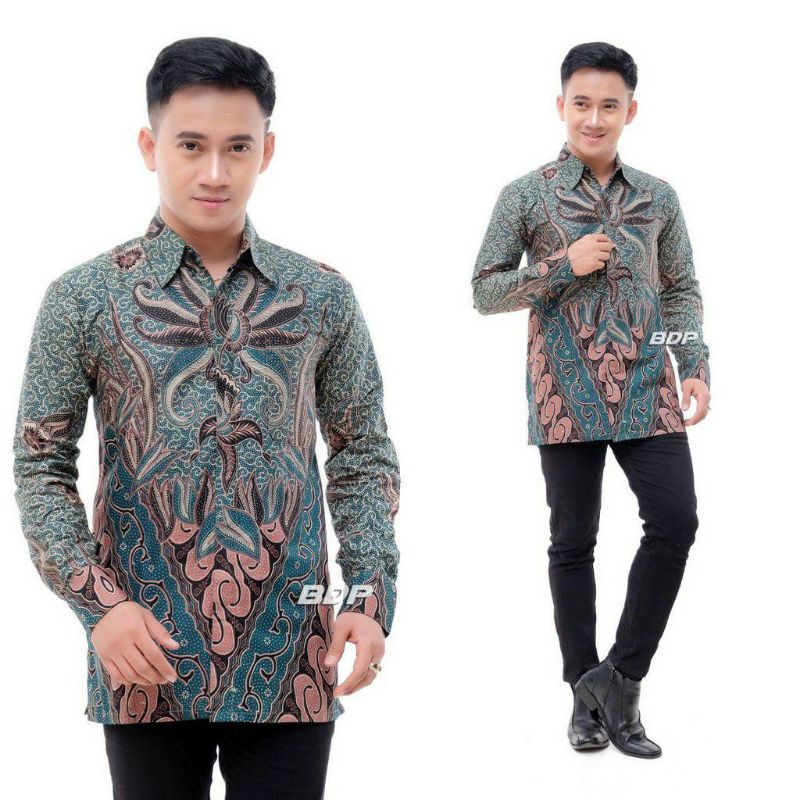 MURSYID OFFICIAL - Batik Couple | Batik Couple Modern | Baju Batik Couple | Batik Tunik Couple-E.KEMEJA