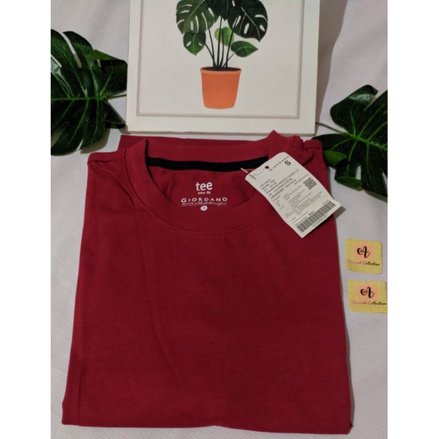 Kaos Polos Pria Giordano Crew Neck Tee