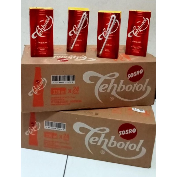 Jual Teh Botol Sosro Kotak 330ml Shopee Indonesia 8539