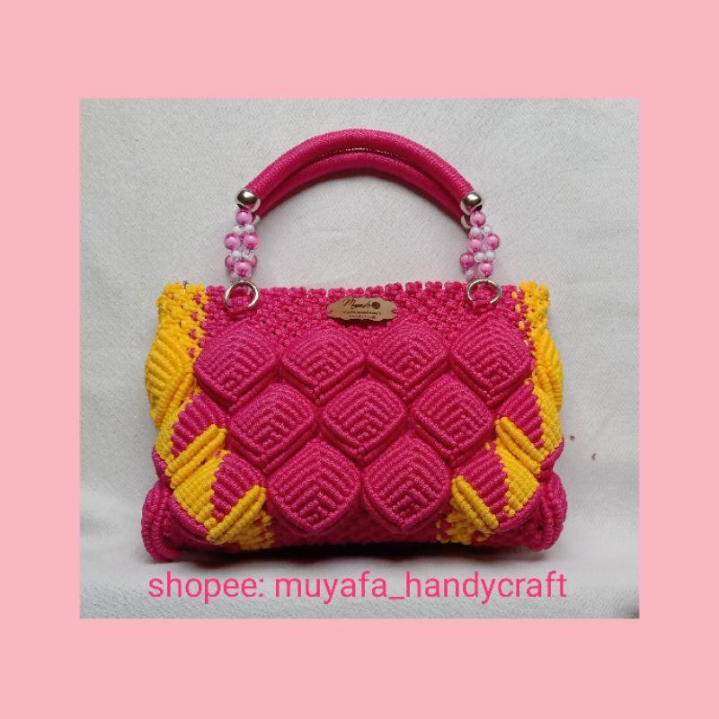 Tas Rajut Tali Kur / macrame