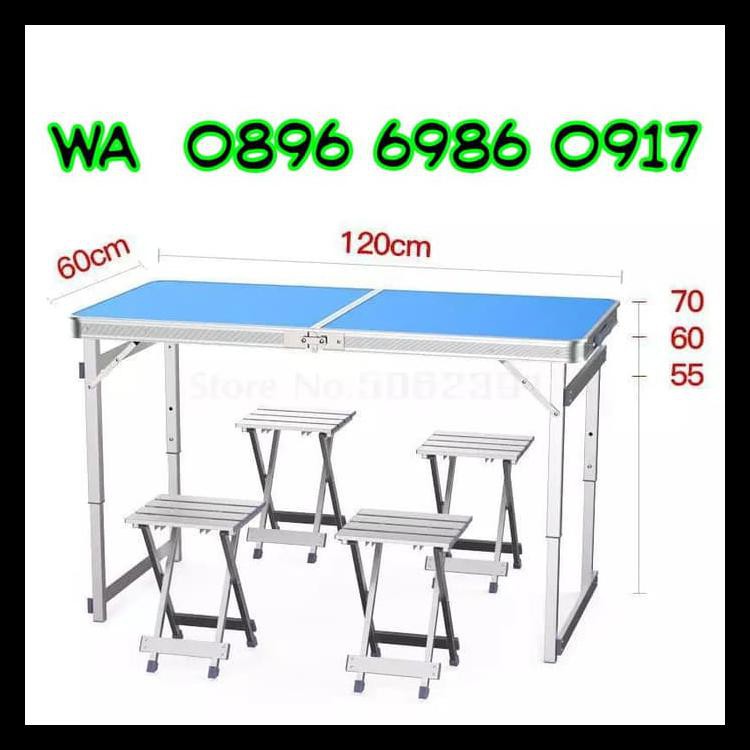 Meja Lipat Portable / Meja Lipat Koper / Meja Lipat Serbaguna / Meja Bermutu