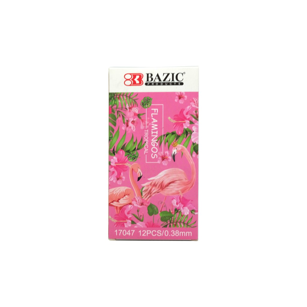 

Bazic Ballpoint Flamingos Tropical 0,38 mm (12 Pcs)