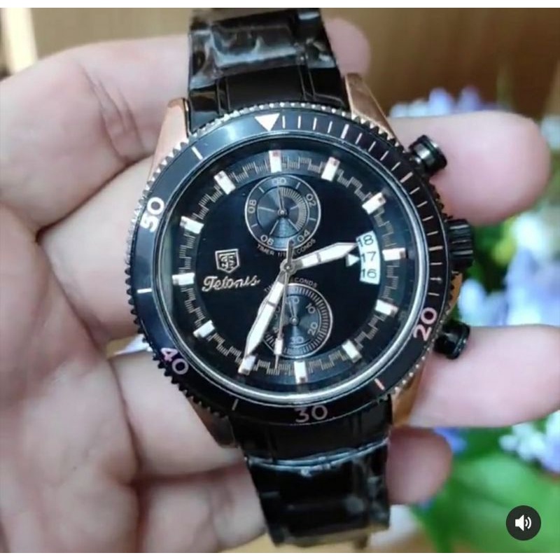 jam tangan tetonis pria Original