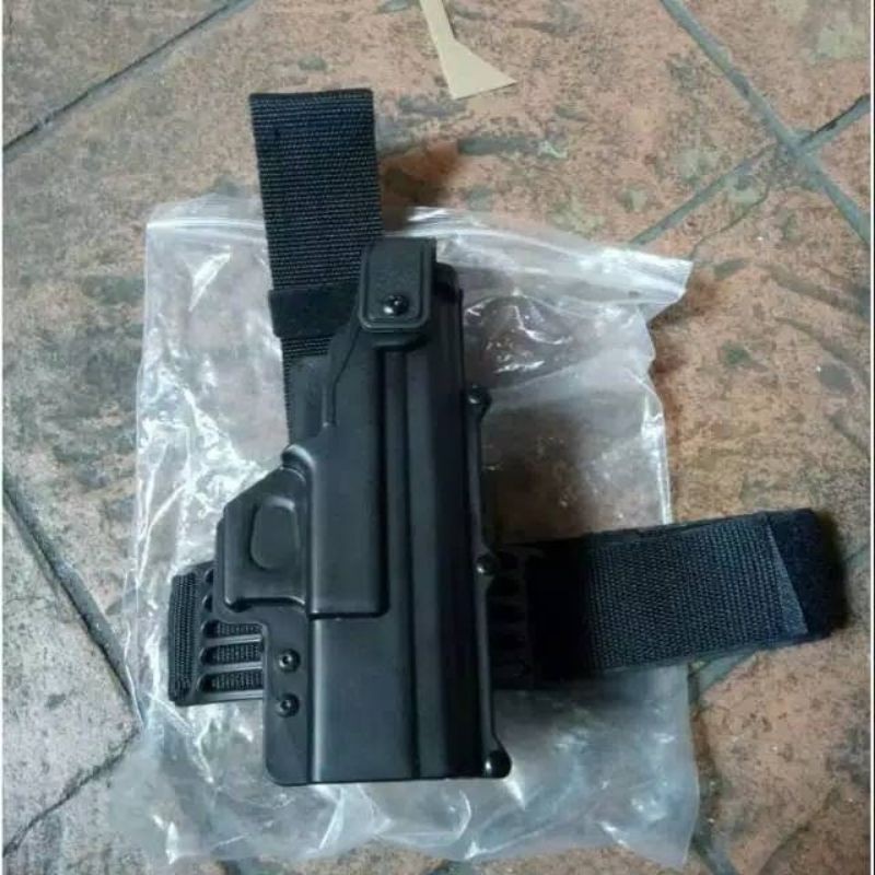 HOLSTER CASE SENJATA HS PAHA SARUNG HANDGUND AIRSOFT