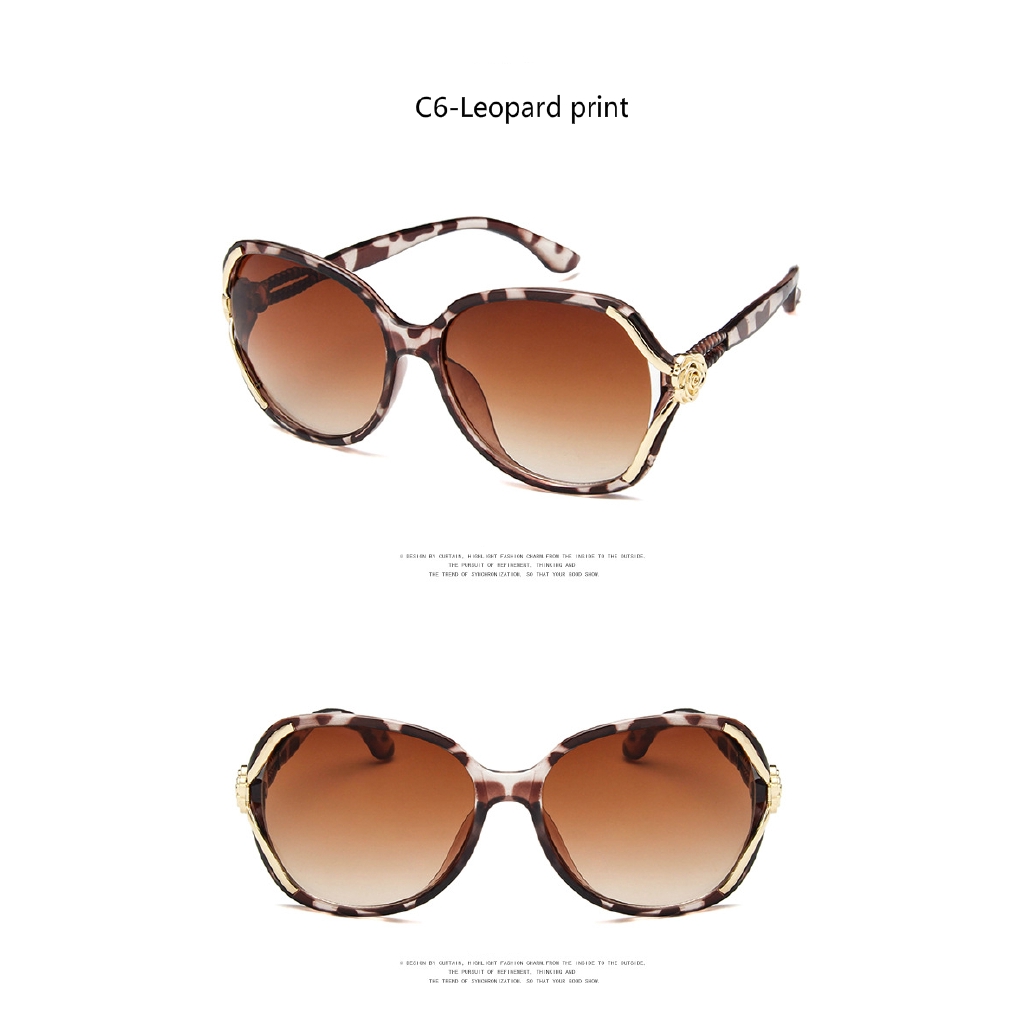 New European and American fashion personality versatile big frame sunglasses