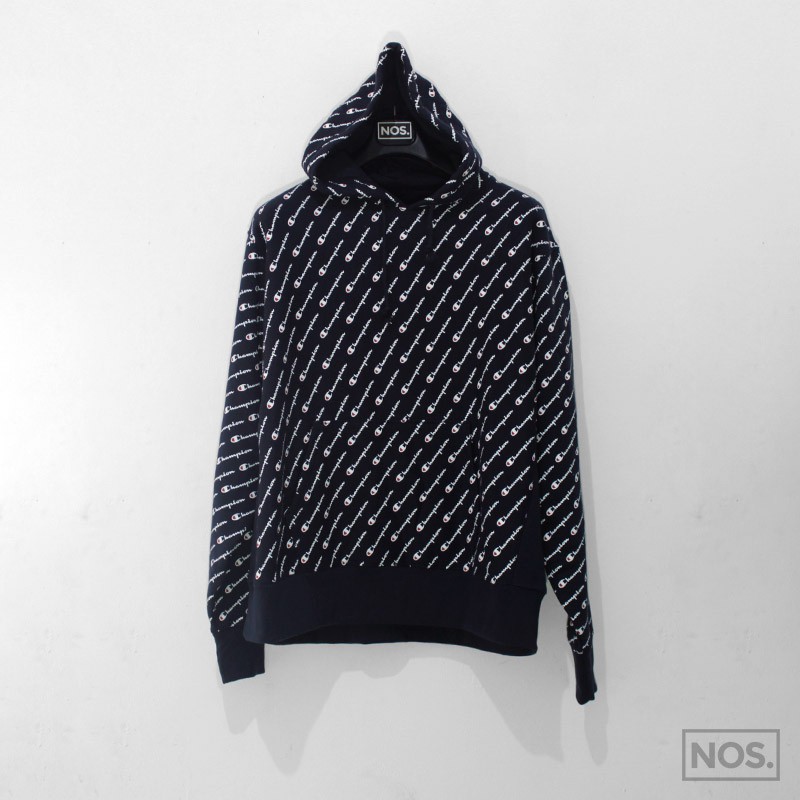 Sweater Champion All Over Print Hoodie ORIGINAL
