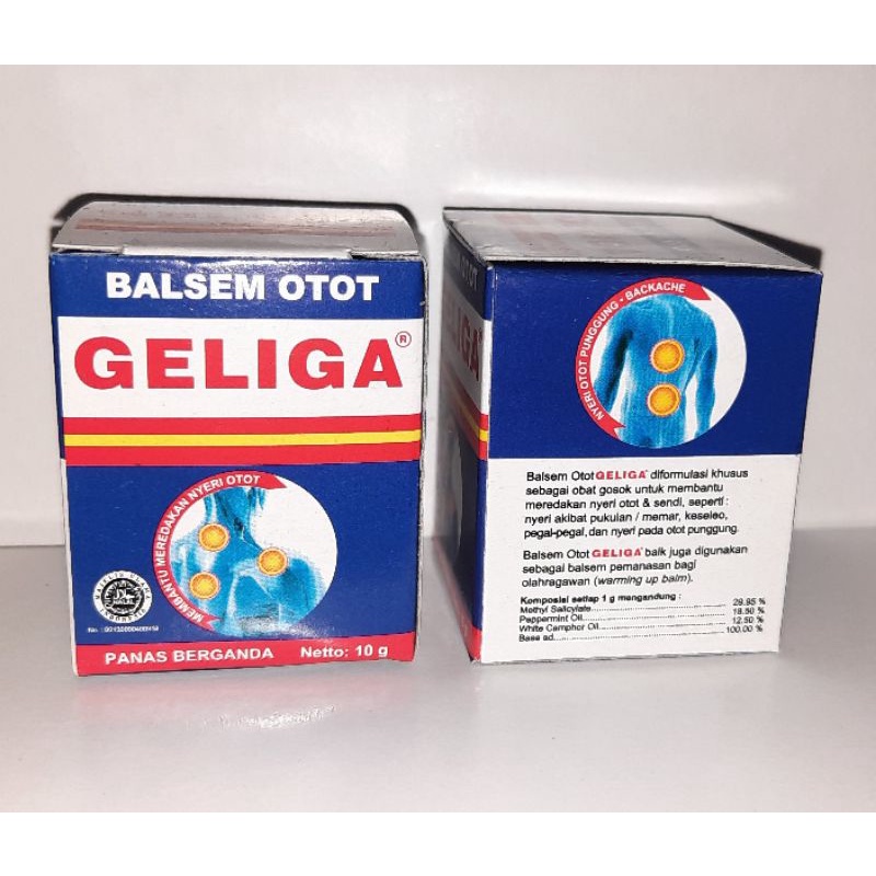 Balsem Geliga , balsem otot