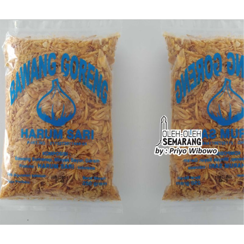 

Bawang Goreng Harum Sari kemasan 250 gram