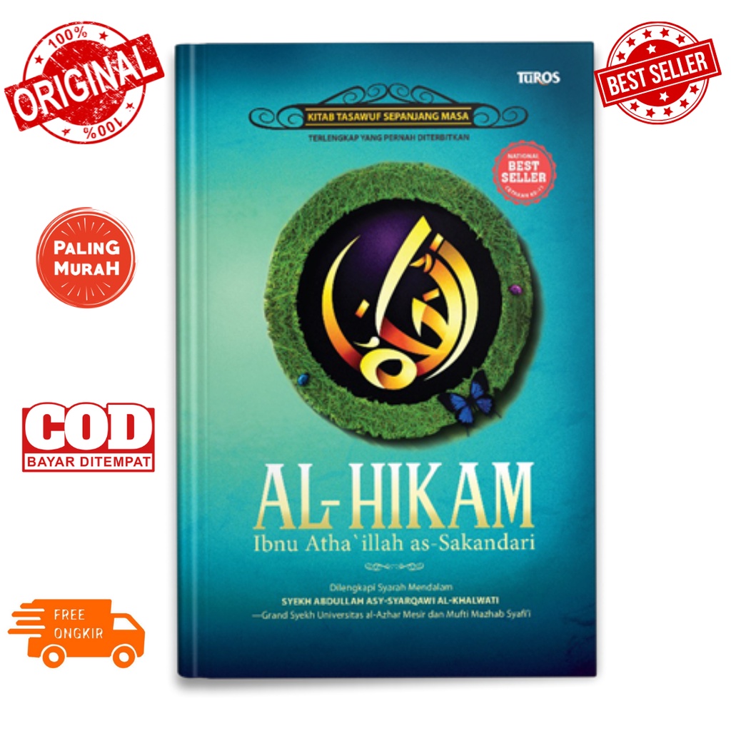 Al-Hikam Hard Cover - Ibnu Athaillah as-Sakandari - Buku Tasawuf Terjemahan Rene Turos