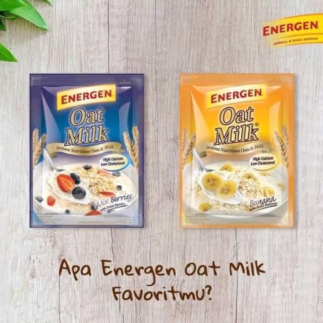 

Energen Sereal Oat Milk Mix Berries - Banana 10 x 24gr