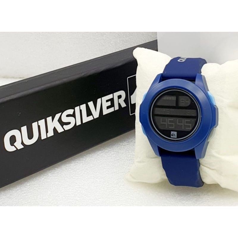 JAM TANGAN PRIA KEREN TERBARU 2021 ANTI AIR QUIKSILVER DRONE DIGITAL RUBBER QS-DRONE-T2 Tali Biru