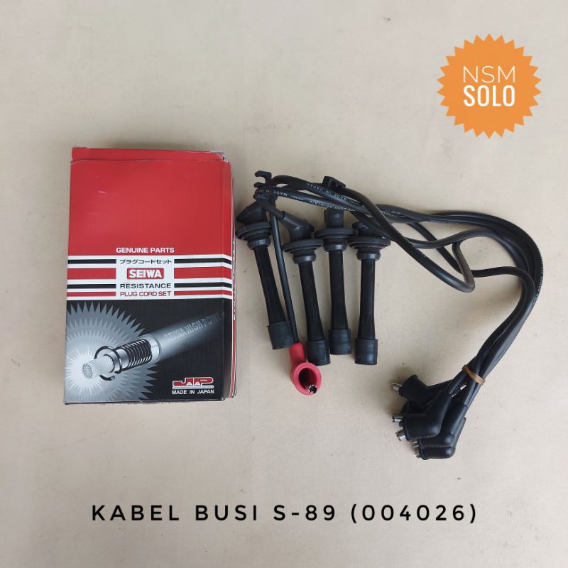Kabel Busi Mobil Daihatsu Zebra S89 Espass S91 Seiwa Jepang