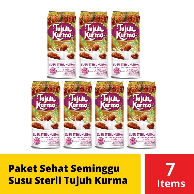 

Susu Steril 7 Kurma (7pcs) (Paket 7 Hari Sehat)