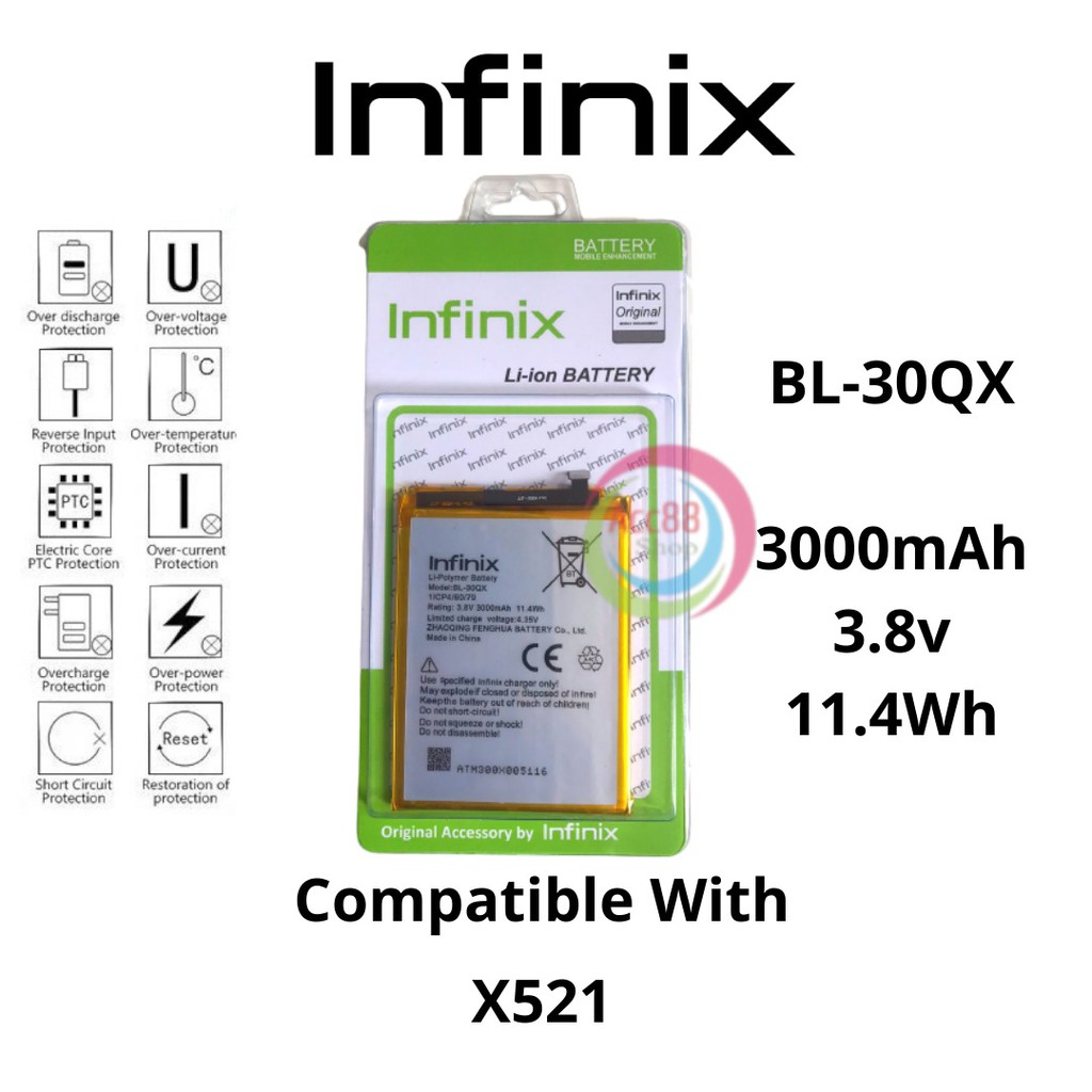 Batre Baterai Battery Original Infinix BL 30QX Hot S X521