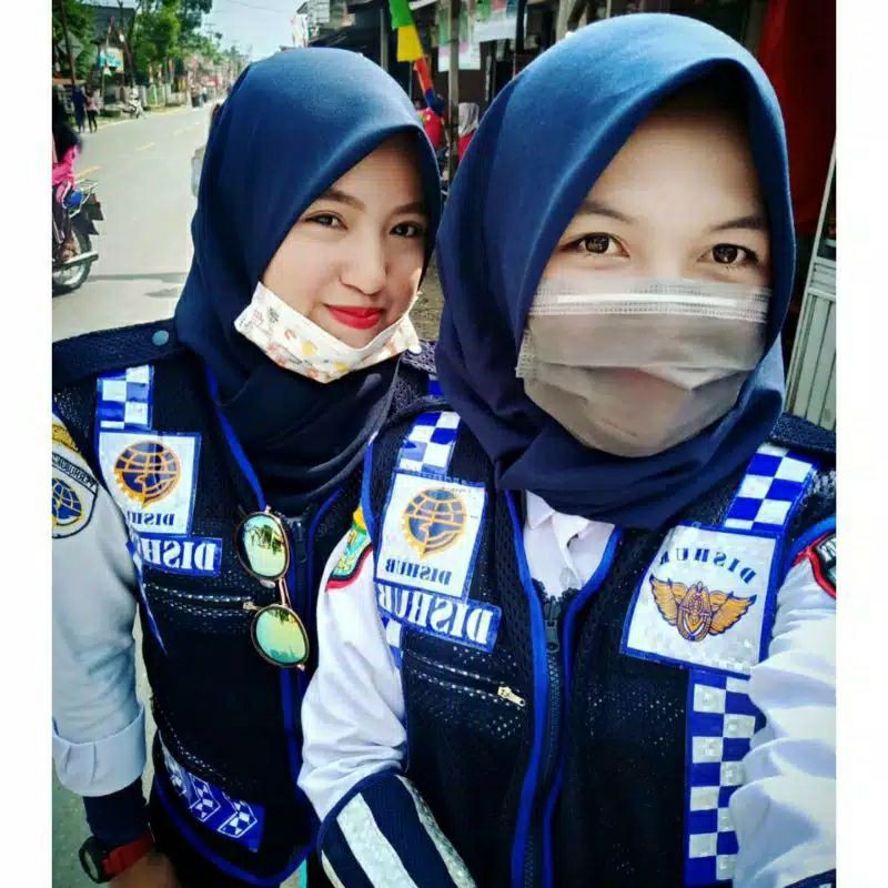 ROMPI BIRU DISHUB - JAKET JALA BIRU DISHUB
