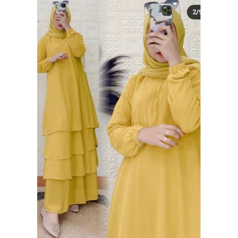 Gamis Malaysia Lapis Legit by Famys Hijab