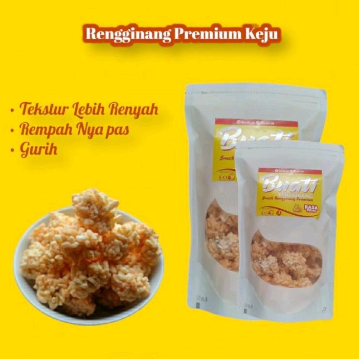 

Buati Rengginang Premium | Dari Ketan Asli | Varian Rasa Baru