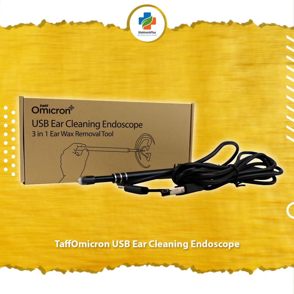3 in 1 Kamera Endoscope HD Visual USB Earpick with 6 LED TaffOmicron
