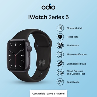 Odio Watch Smartwatch Series 5 Bluetooth Final Upgrade 2022 By Odio Indonesia.. Rp750.000