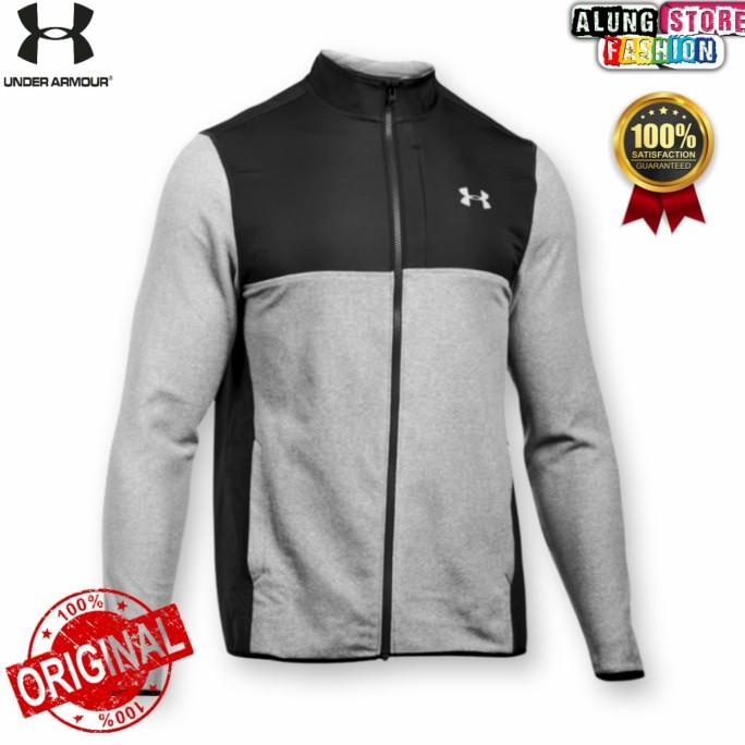 Jaket Ua Original Cold Gear Jacket Maverick Asli New Promo U A Ori abu