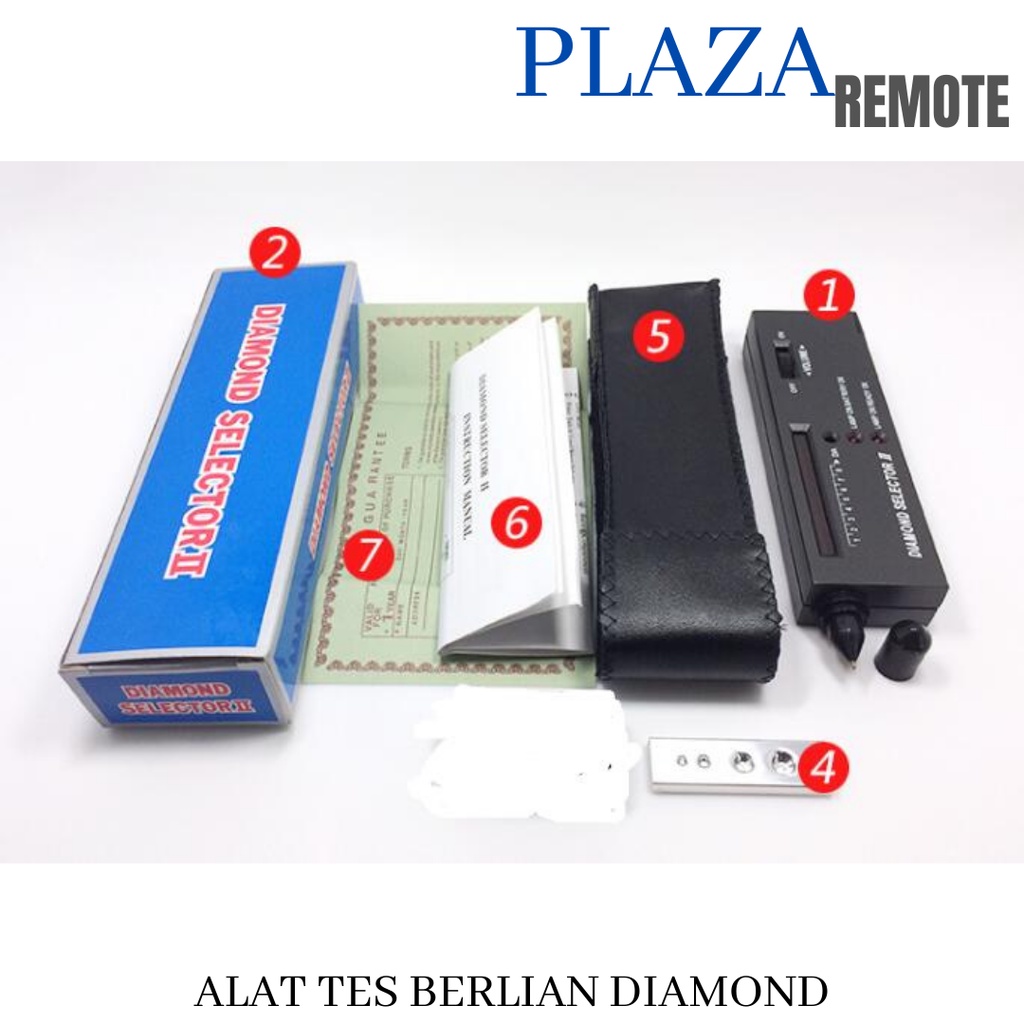 ALAT TES KETEBALAN BATU PERMATA BERLIAN DIAMOND TESTER LED INDIKATOR