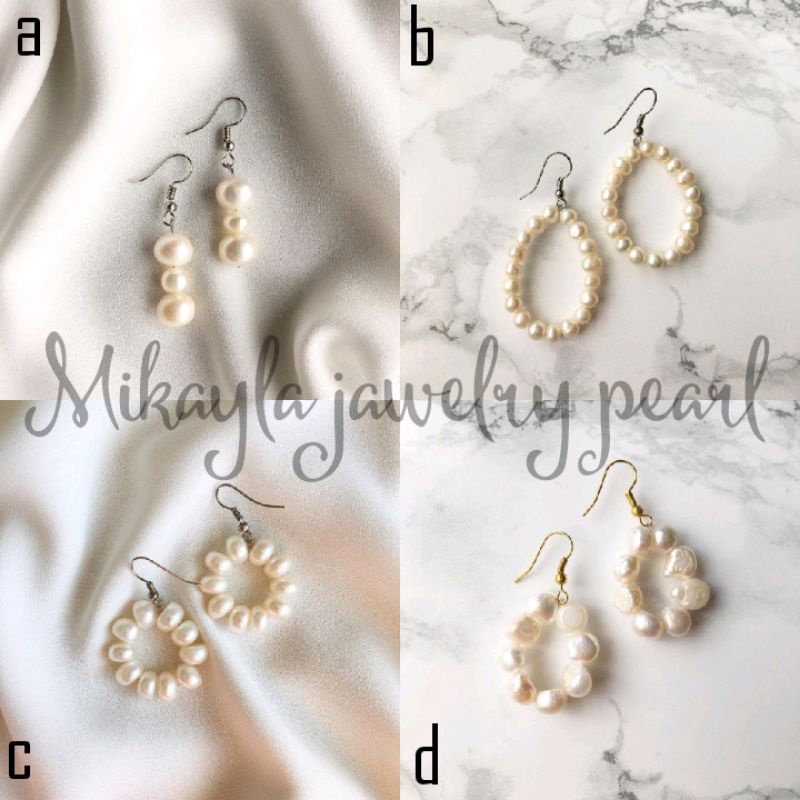 Anting mutiara lombok|Anting mutiara asli|Anting mutiara tawar|Anting mutiara asli lombok|kado|pesta