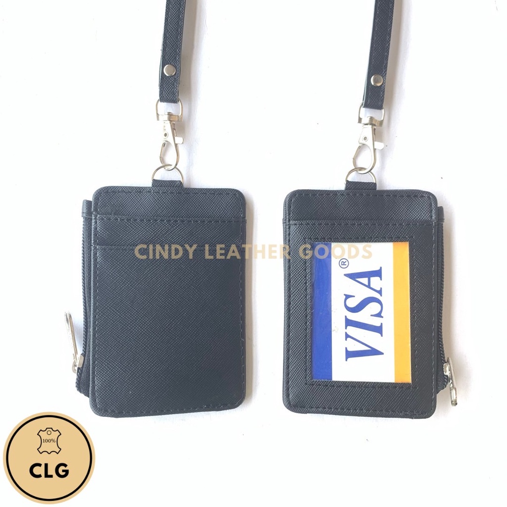 

Landyard ID card dan Dompet kulit sintetis.