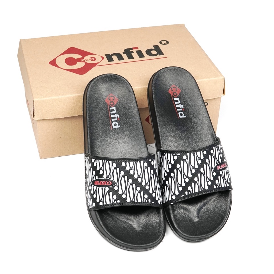 Confid - Sandal Slop Casual Pria (JPR)-3