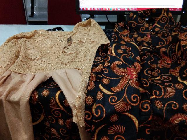 Best Seller (ori & Busui_8 Varian Warna) Batik Couple Princes Hayunda Sarwendah Gamis Kebaya Modern