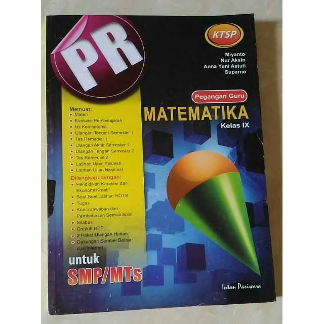 Buku Pr Pg Matematika Kelas 9 Ktsp Shopee Indonesia