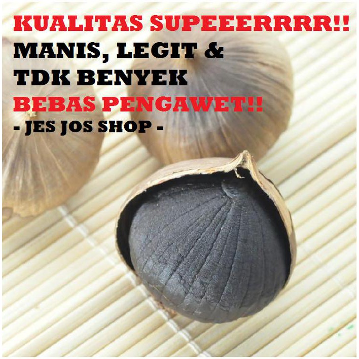 

AMPUH BAWANG HITAM TUNGGAL LANANG (BLACK GARLIC) 500 GRAM