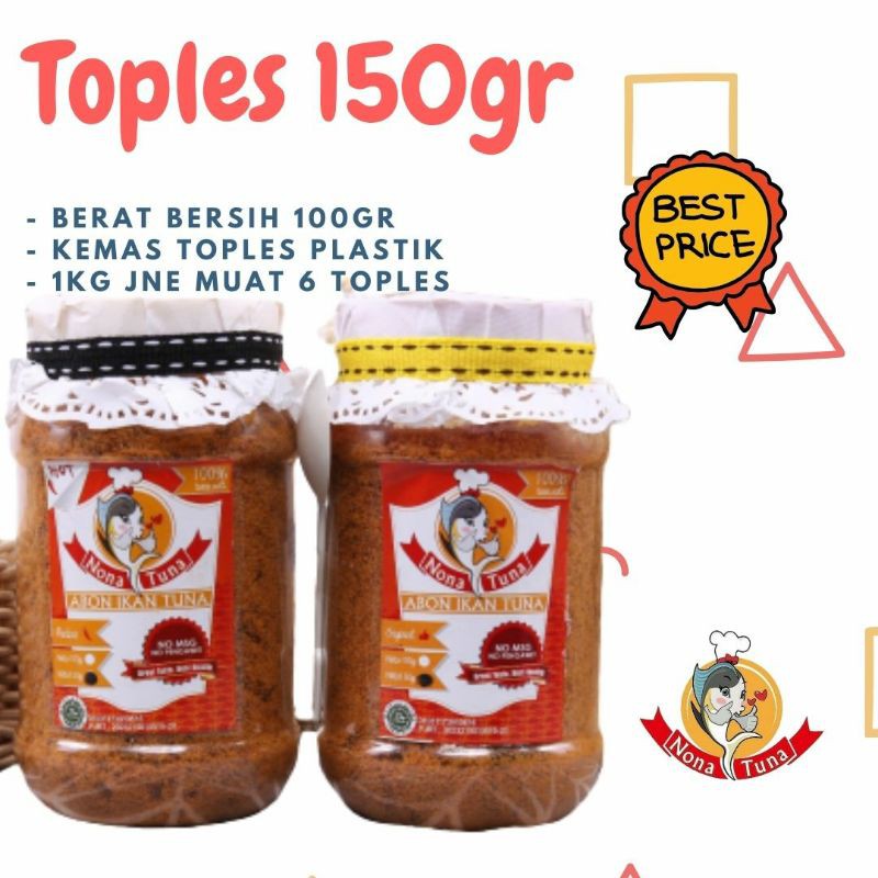 

Abon Tuna Rasa PEDAS Kemasan Toples 150 gr