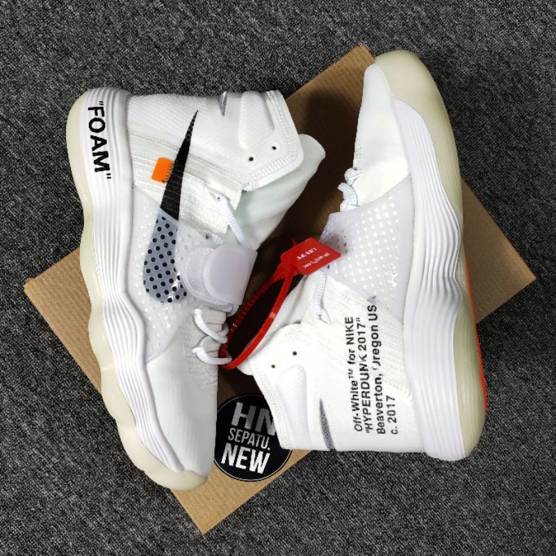 nike react hyperdunk x off white