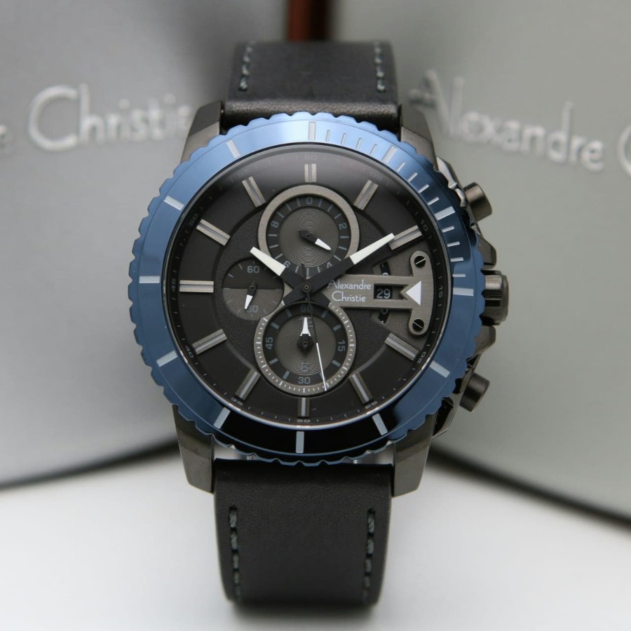 ORIGINAL Jam Tangan Pria Alexandre Christie AC 6527 / AC6527 / 6527 Garansi 1 Tahun Resmi
