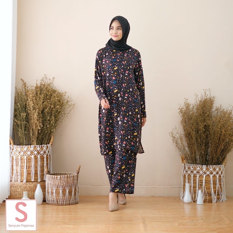 Senyum Pajamas Alena Set Tunik I