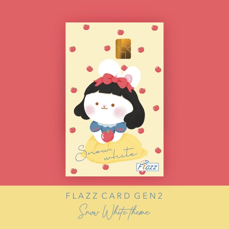 Princess Snow White Disney theme Flazz card gen 2 / e-money Mandiri