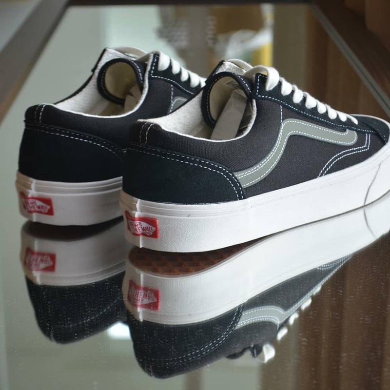 VANS STYLE 36 VINTAGE SPORT BLACK BLANC DE BLANC ORIGINAL