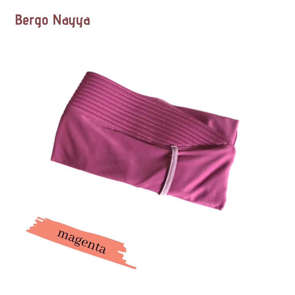 BERGO MARYAM PET TALI / HIJAB INSTAN NAYYA JERSEY-MAGENTA
