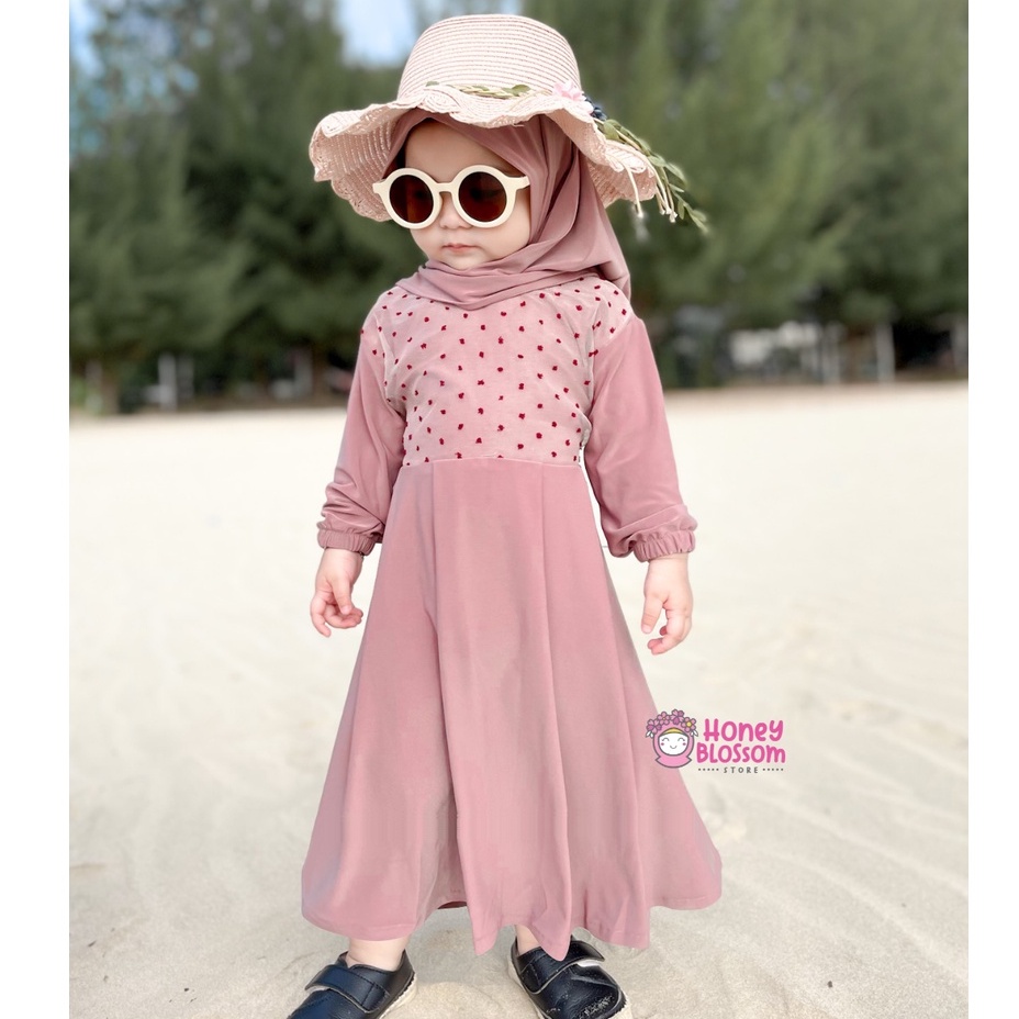 HONEYBLOSSOm gamis bayi perempuan 1 tahun / gamis bayi alesha series