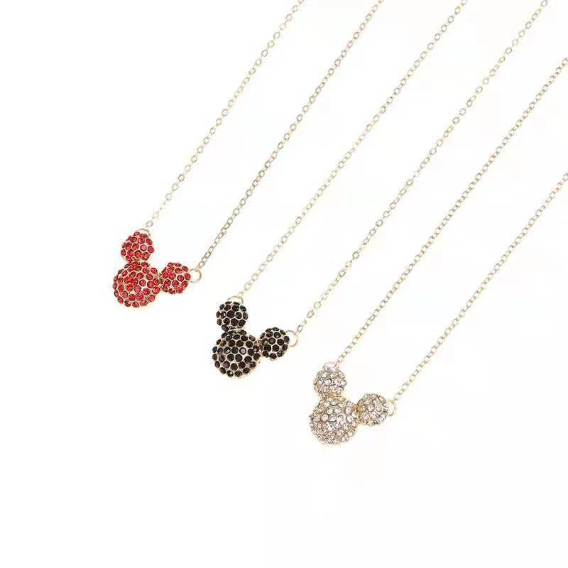 TJM VZ065 Kalung Liontin Mickey Mouse Perhiasan Murah High Quality