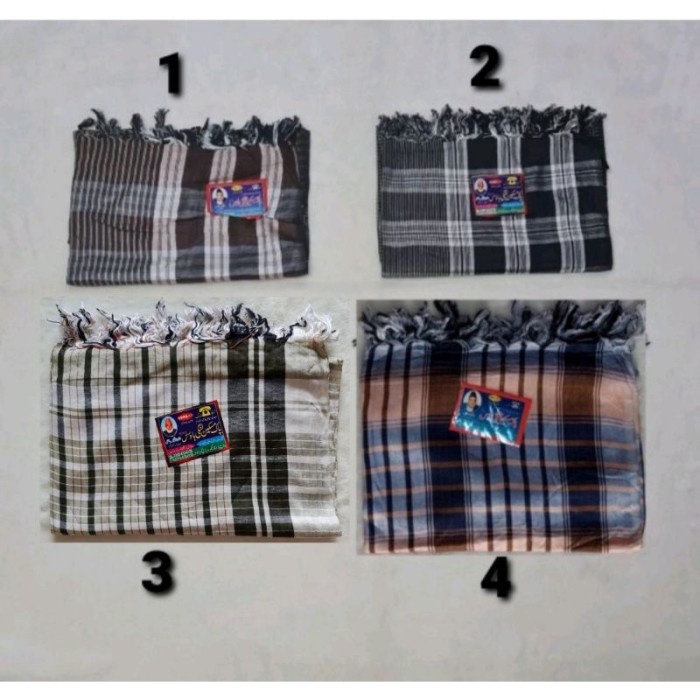 Sorban PJS12 - Sorban Kotak Pakistan(C7D9) BISA COD Sorban Wadimor Hitam Putih Sorban Yaman REAL PIC