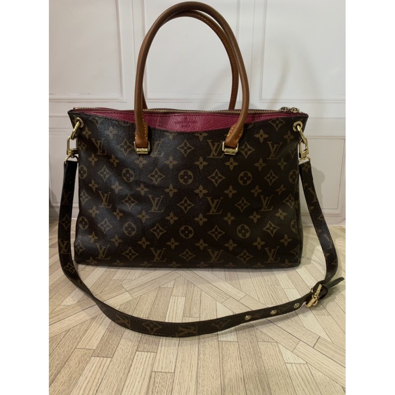 Louis Vuitton Pallas Ammethyste Monogram  With Number Series Preloved Bag/ LV With Noser Bag