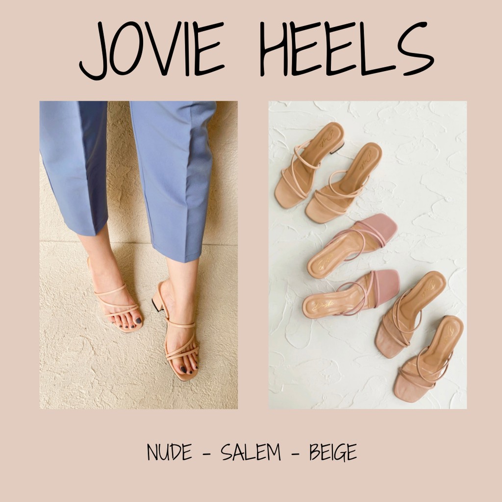 Jovie heels - Sendal wanita hak tahu