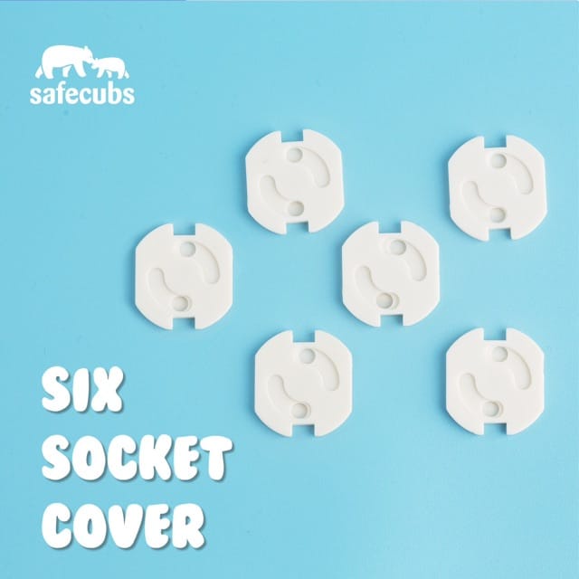 Safety socket cover pelindung stop kontak colokan listrik Safecubs